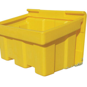 Stackable Yellow Grit Bins