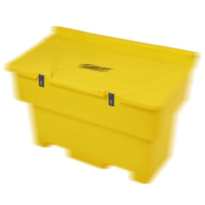 Stackable Yellow Grit Bins