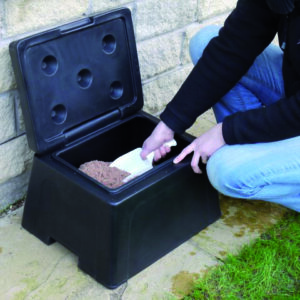 30 Litre Mini Grit Bin Kit