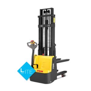 PSL12l Compact Pedestrian Stacker With Double Pallet Handling