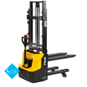 PSL12El Compact Pedestrian Stacker With Double Pallet Handling