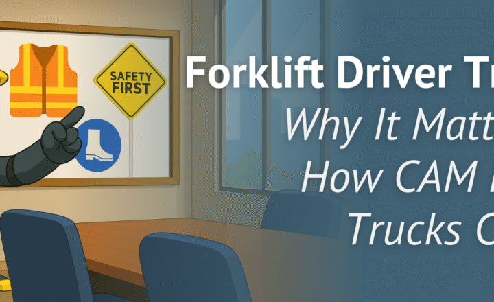 Forklift Driver Training: Why It Matters and How CAM Fork Lift Trucks Can Help